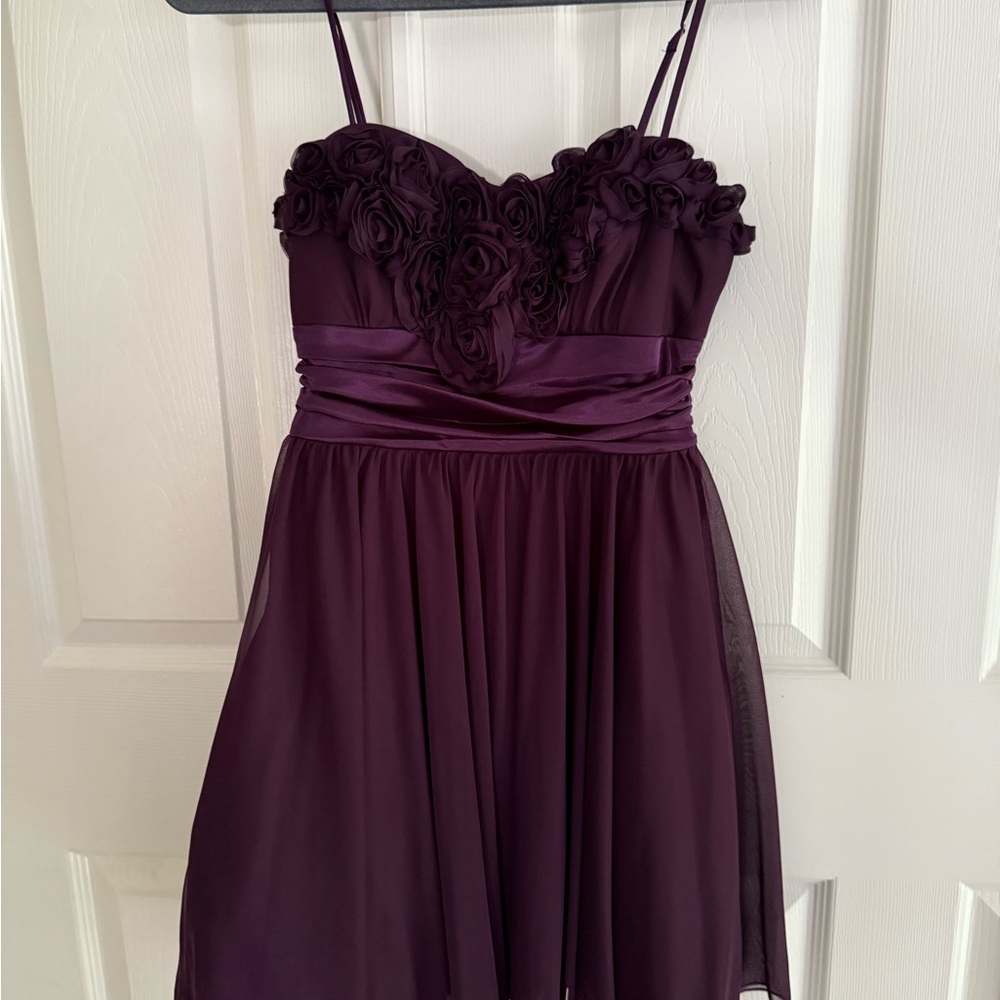 NWT Deep Purple formal Dress with Spaghetti Straps